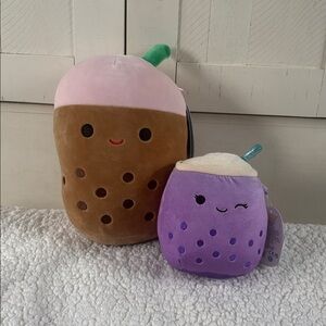 Bernice 8” & Poplina 5” Squishmallow bundle with tags